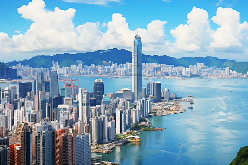 香港天线办公楼办公室景观公司企业港口摩天大楼城市天空大楼,高清,摄影图,摄影图片,图片大全,摄影图免费下载